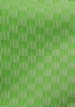 Santo Domingo Skirt - Lime Green Check