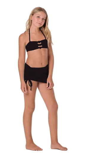 Scrunch It Black Skirt