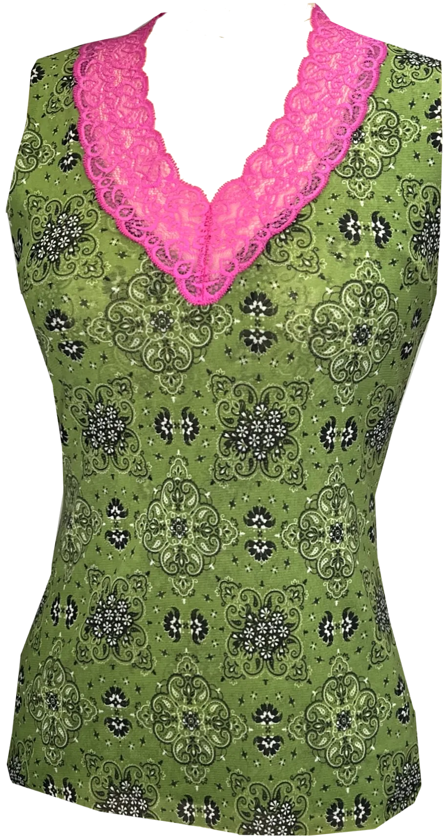 Serpentine V Neck Top