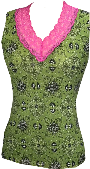 Serpentine V Neck Top