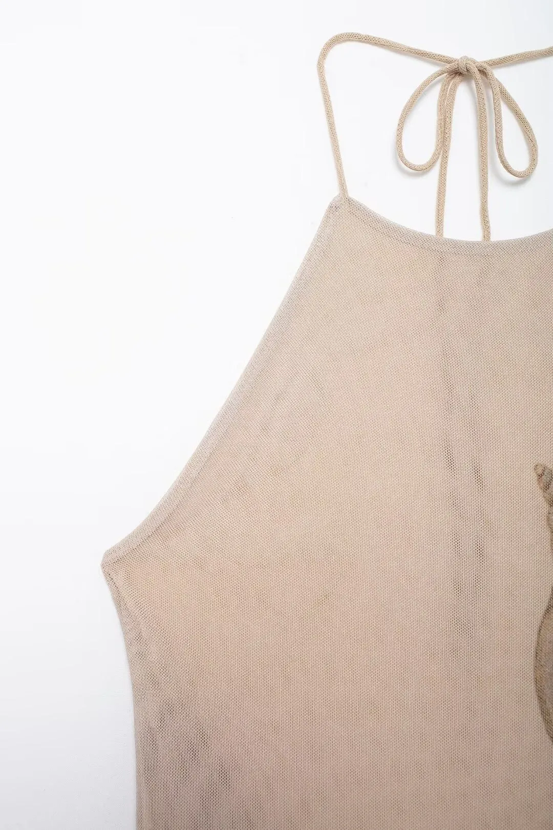 Shell Print Halter Maxi Dress