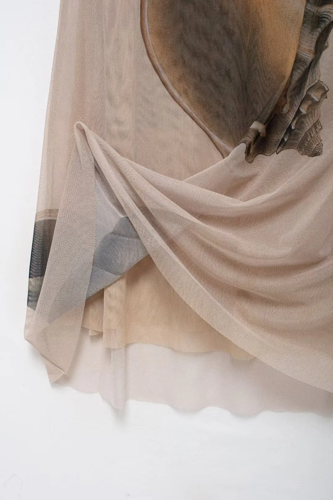 Shell Print Halter Maxi Dress