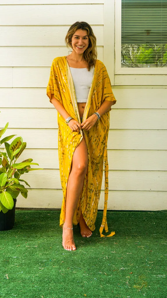 Shibori Tie Dye Cover Up
