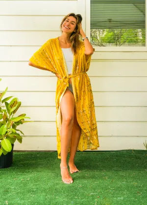 Shibori Tie Dye Cover Up