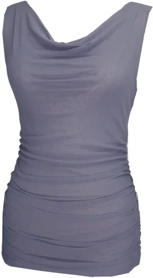 Sleeveless Cowl Neck Top