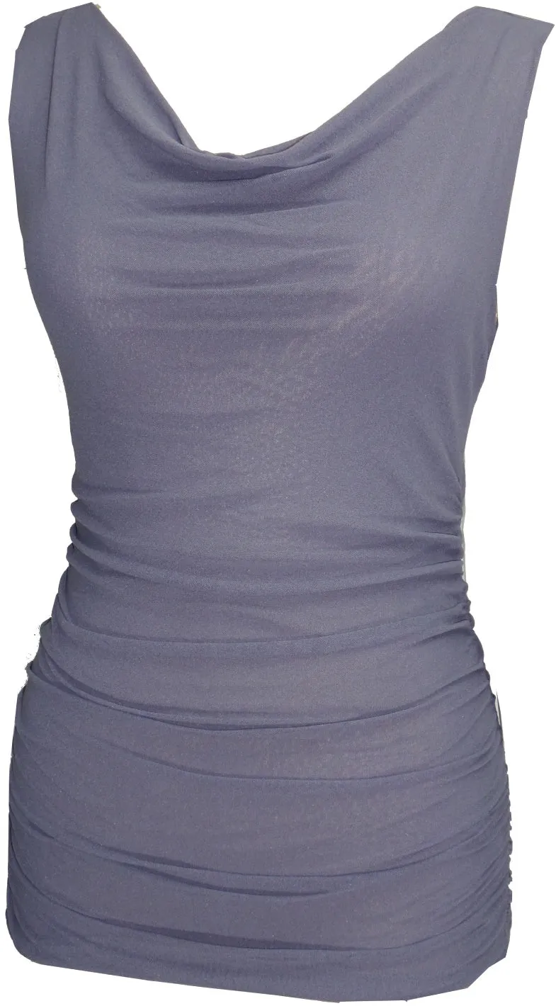 Sleeveless Cowl Neck Top