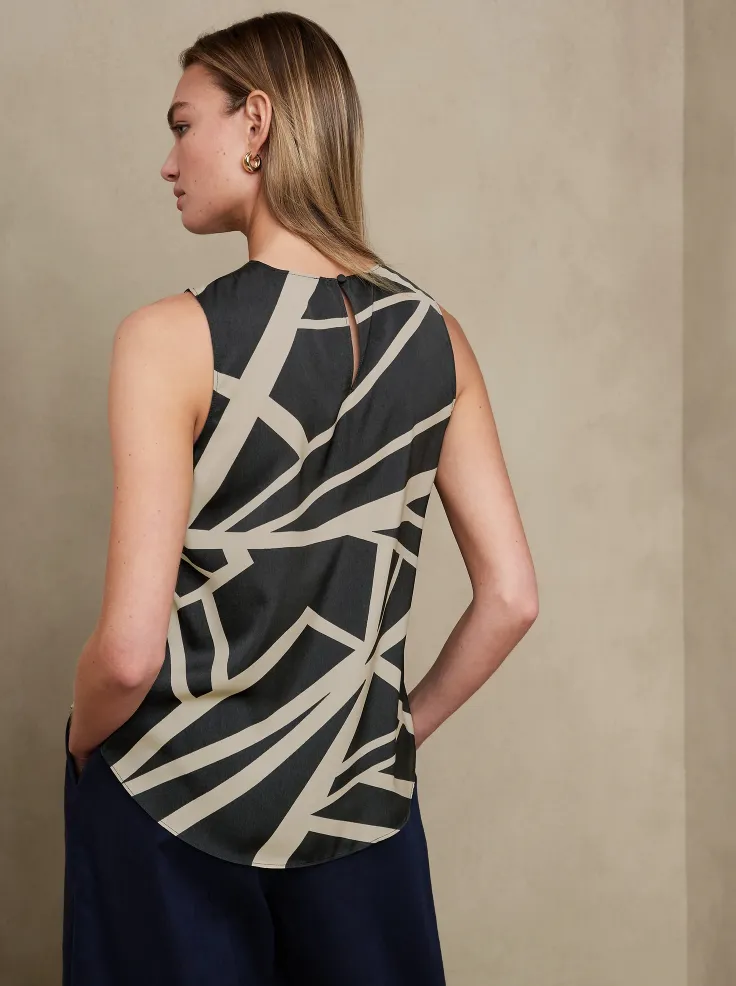 Sleeveless Shell Tank