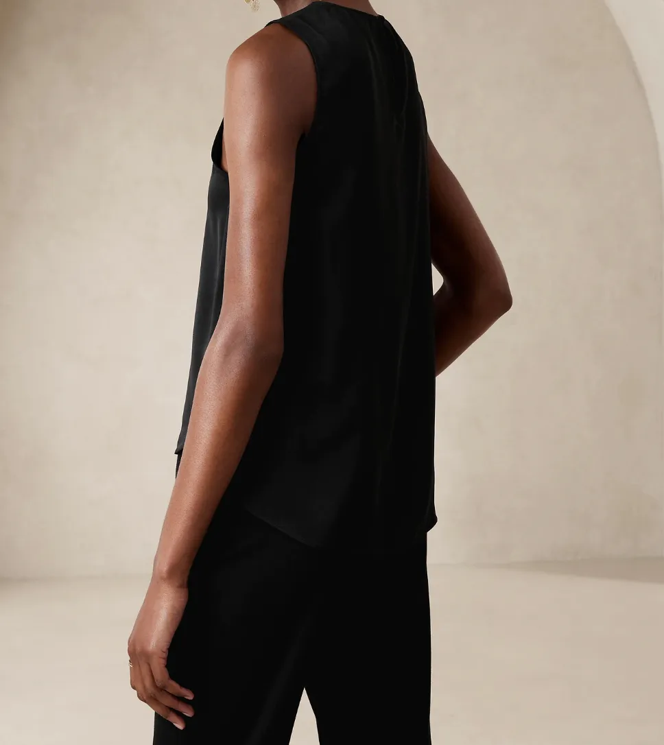 Sleeveless Shell Tank