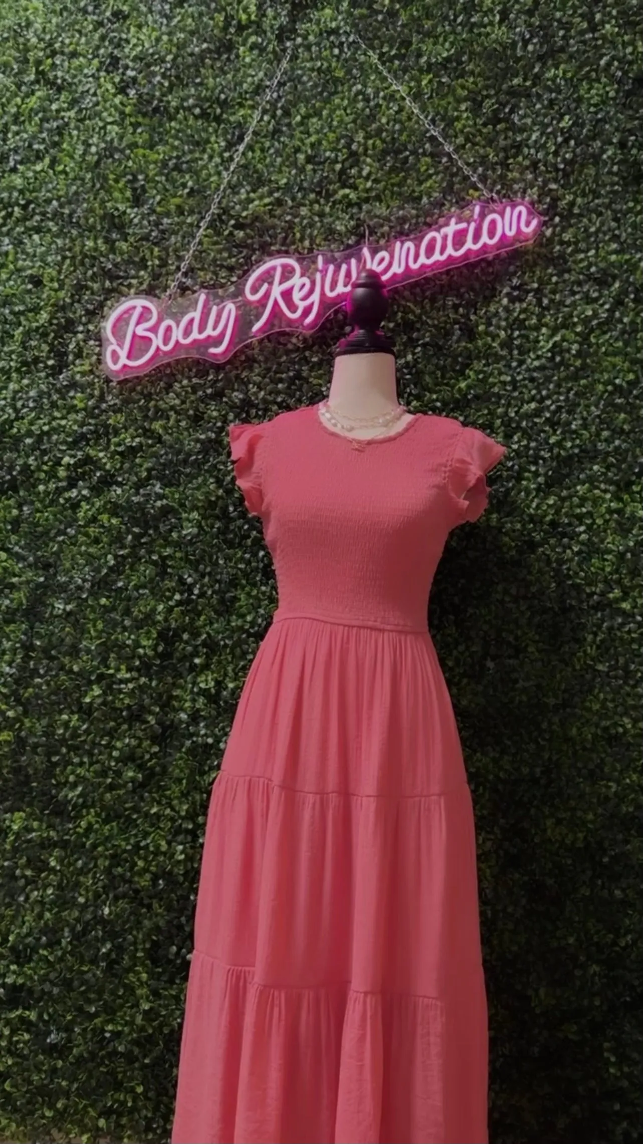 Smocked Tiered Maxi Dress