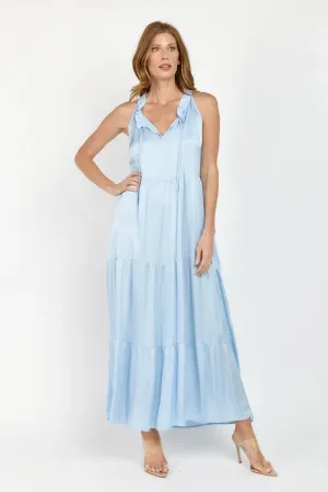 Sofia Paola Maxi Dress - Celeste Blue