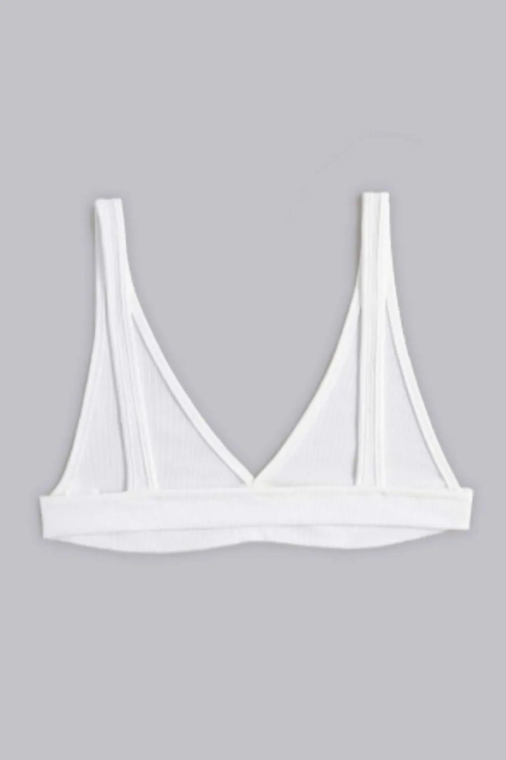 Solid Ribbed Crop Cami