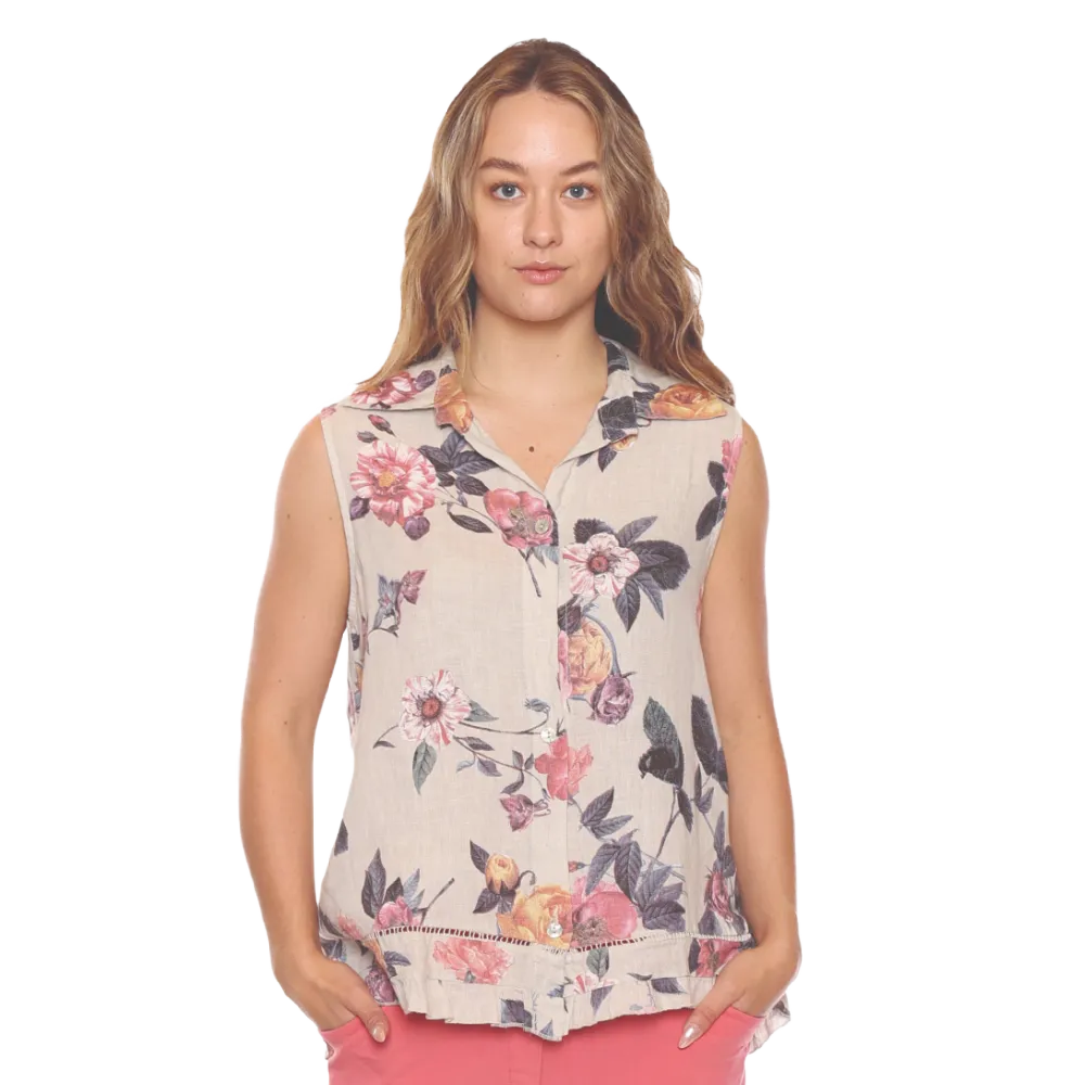 Sorella White Floral Top