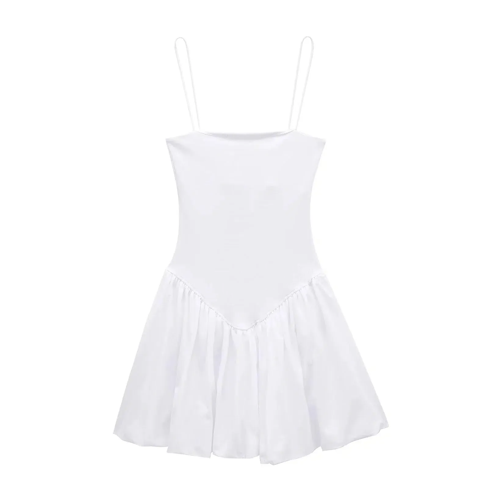 Spaghetti Straps Sleeveless A-Line Sundress
