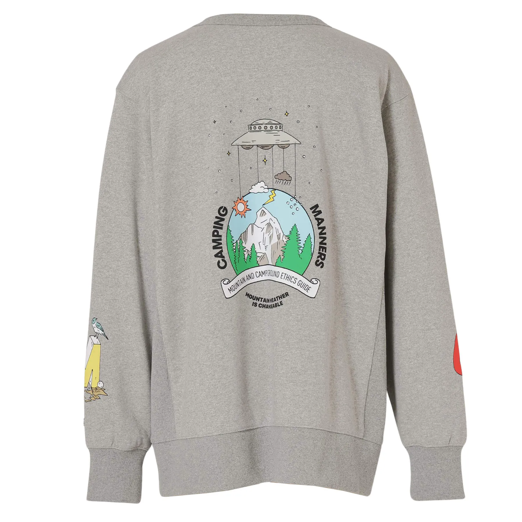 【SPECIAL PRICE】ECO HYBRID CAMPING MANNERS MT.WEATHER SWEATSHIRT(UNISEX)