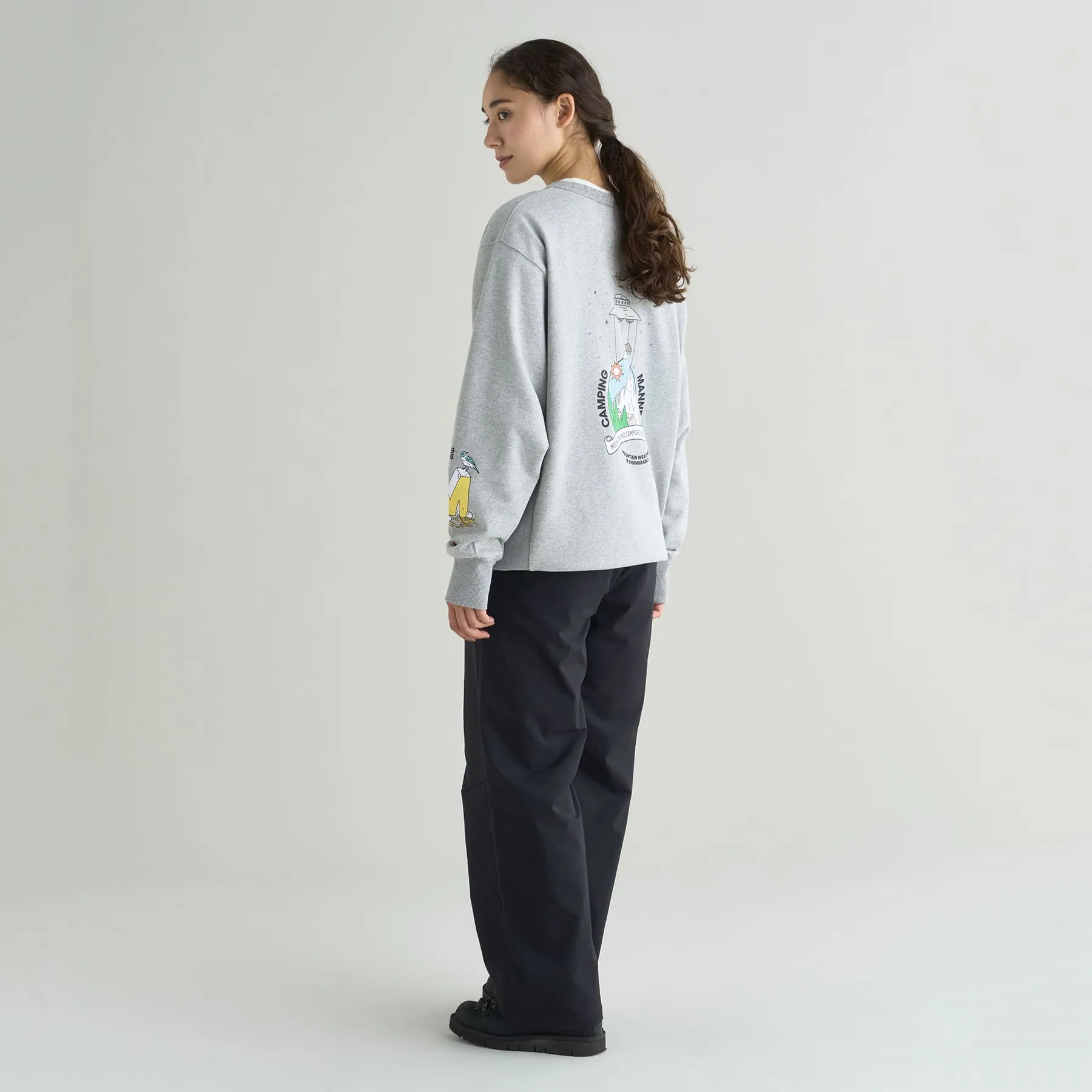 【SPECIAL PRICE】ECO HYBRID CAMPING MANNERS MT.WEATHER SWEATSHIRT(UNISEX)