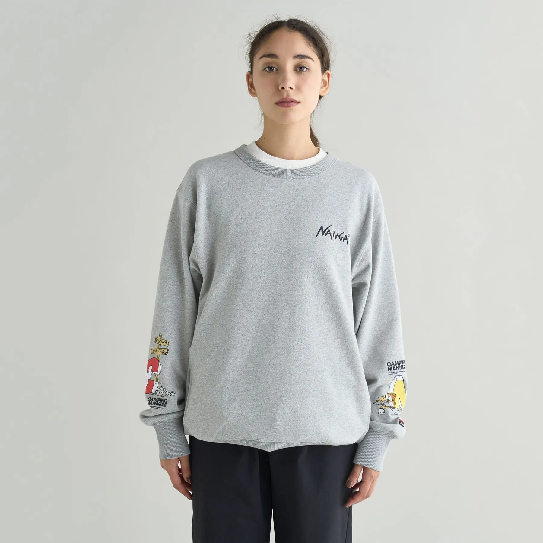 【SPECIAL PRICE】ECO HYBRID CAMPING MANNERS MT.WEATHER SWEATSHIRT(UNISEX)