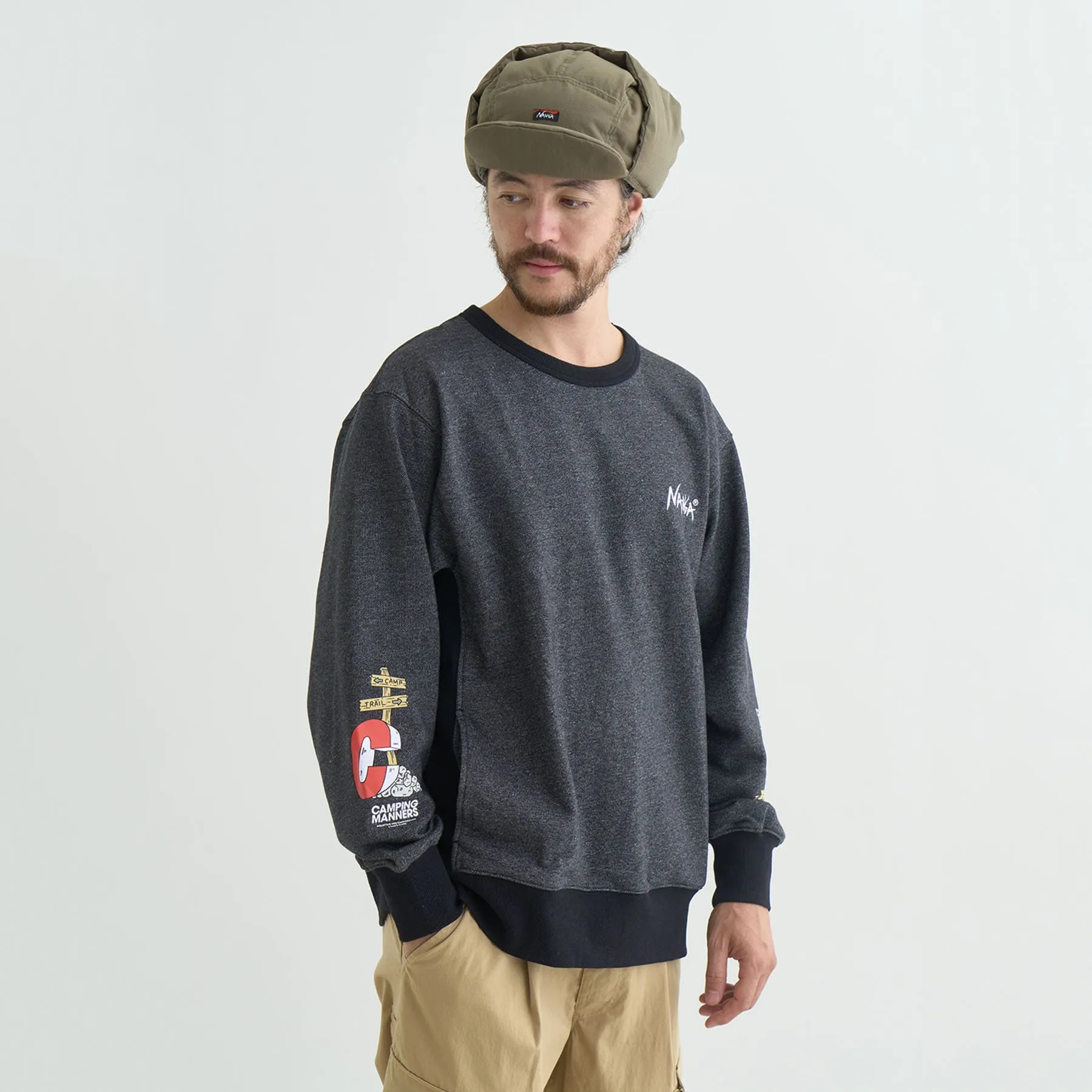 【SPECIAL PRICE】ECO HYBRID CAMPING MANNERS MT.WEATHER SWEATSHIRT(UNISEX)