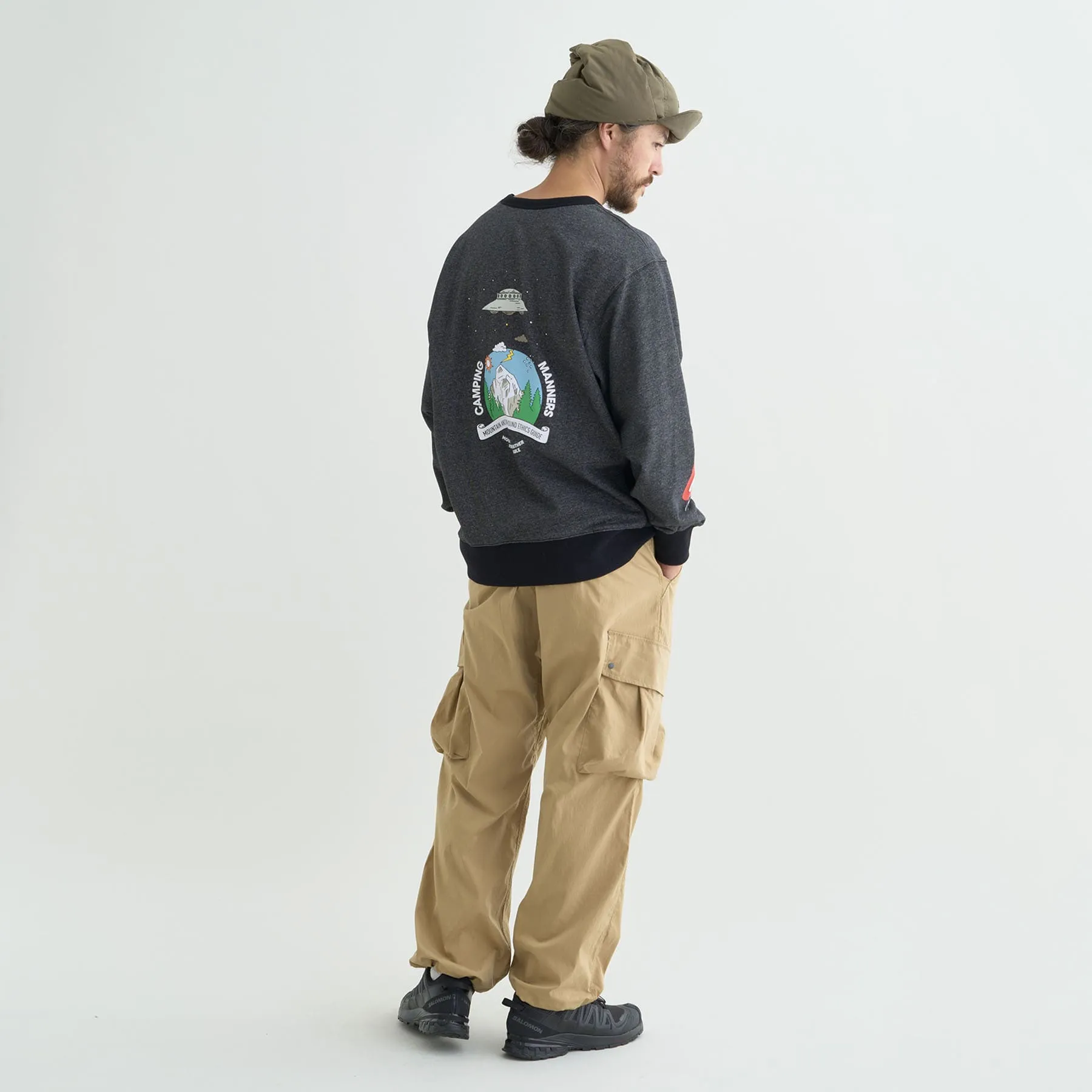 【SPECIAL PRICE】ECO HYBRID CAMPING MANNERS MT.WEATHER SWEATSHIRT(UNISEX)