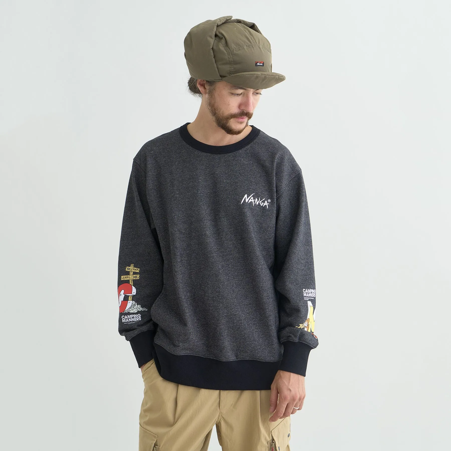 【SPECIAL PRICE】ECO HYBRID CAMPING MANNERS MT.WEATHER SWEATSHIRT(UNISEX)