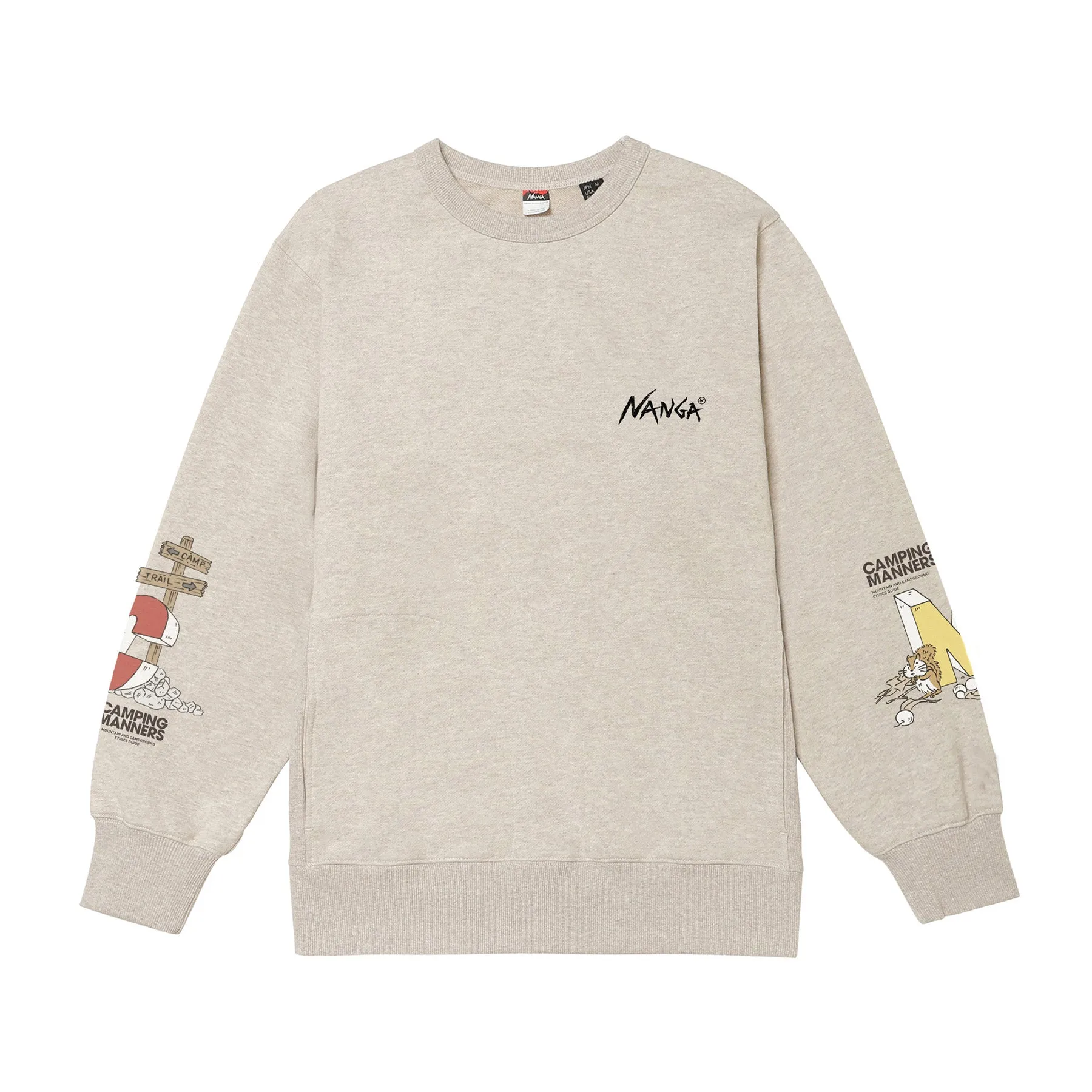 【SPECIAL PRICE】ECO HYBRID CAMPING MANNERS MT.WEATHER SWEATSHIRT(UNISEX)