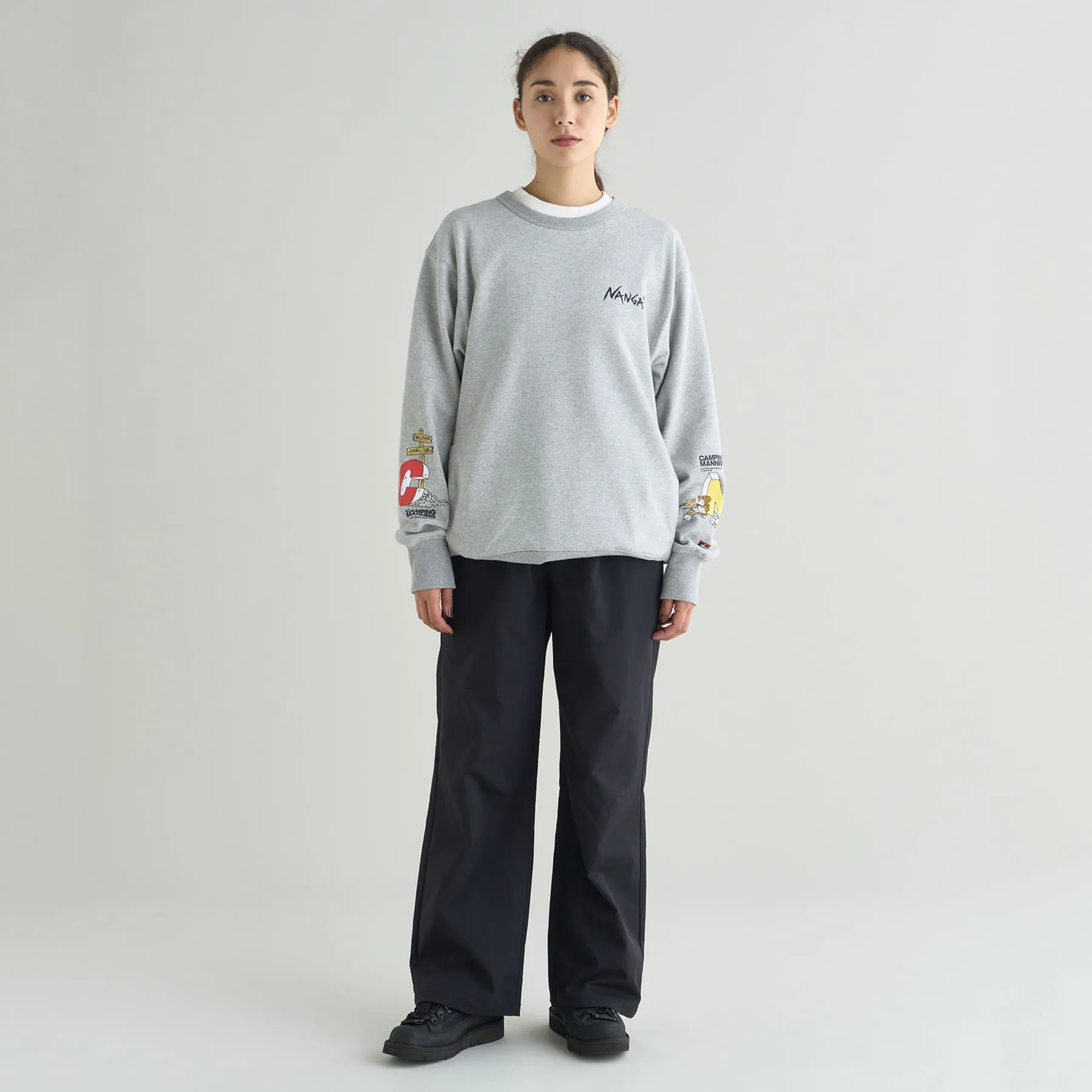 【SPECIAL PRICE】ECO HYBRID CAMPING MANNERS MT.WEATHER SWEATSHIRT(UNISEX)