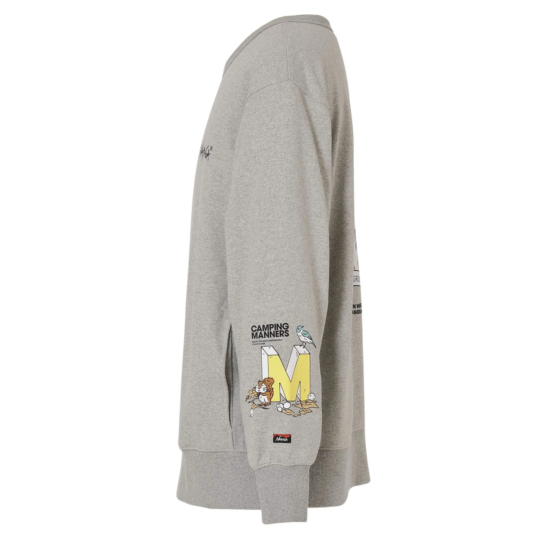 【SPECIAL PRICE】ECO HYBRID CAMPING MANNERS MT.WEATHER SWEATSHIRT(UNISEX)
