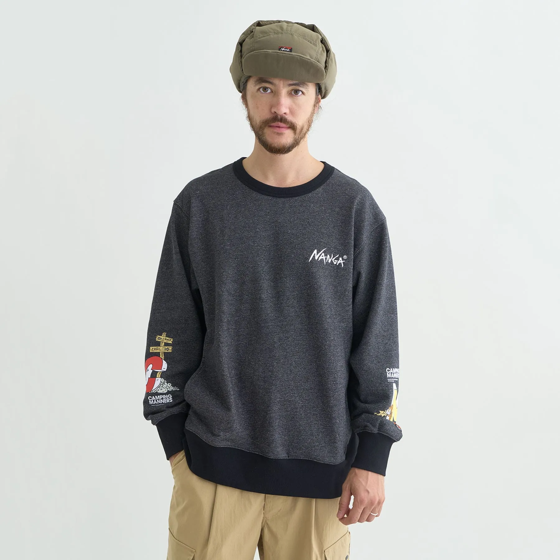 【SPECIAL PRICE】ECO HYBRID CAMPING MANNERS MT.WEATHER SWEATSHIRT(UNISEX)