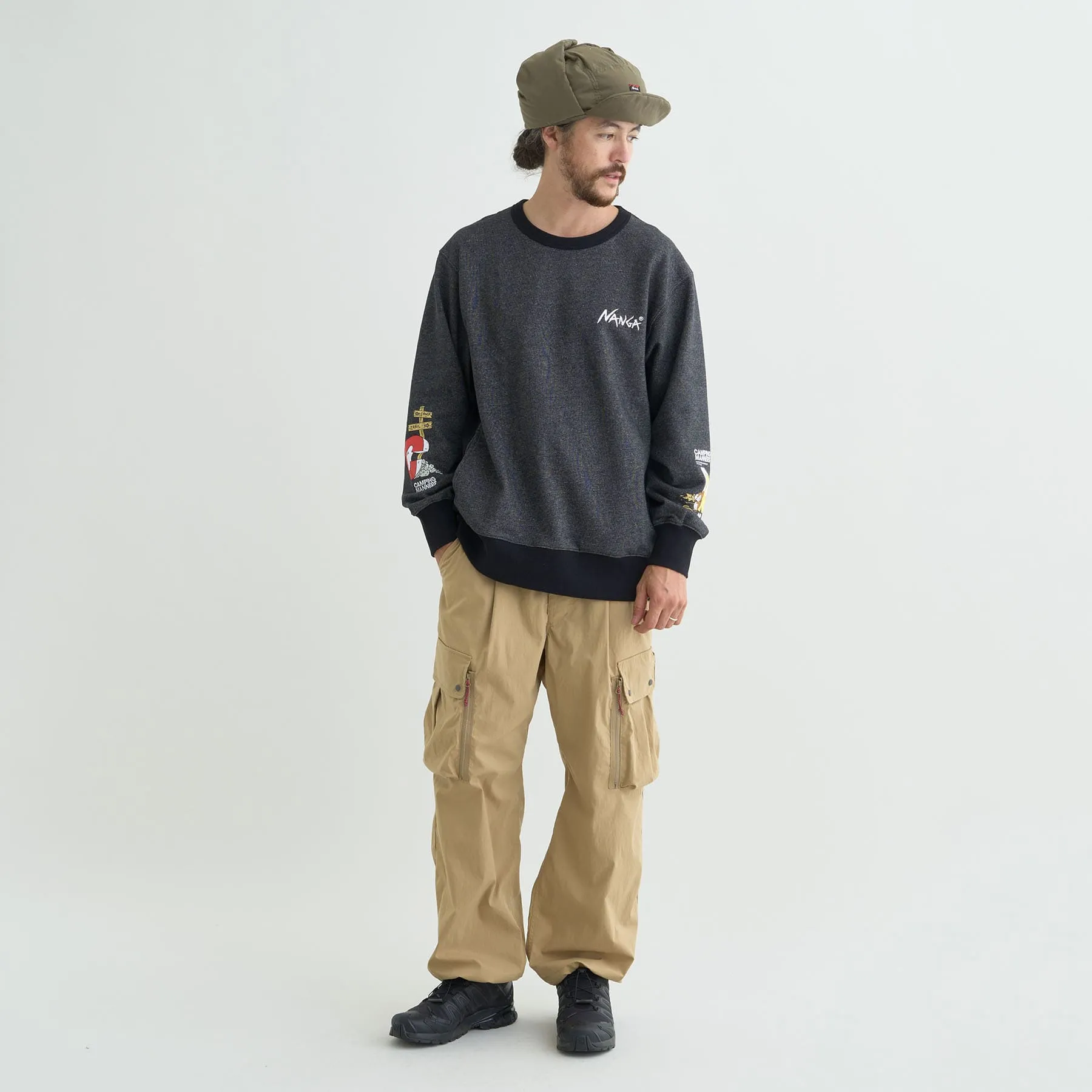 【SPECIAL PRICE】ECO HYBRID CAMPING MANNERS MT.WEATHER SWEATSHIRT(UNISEX)