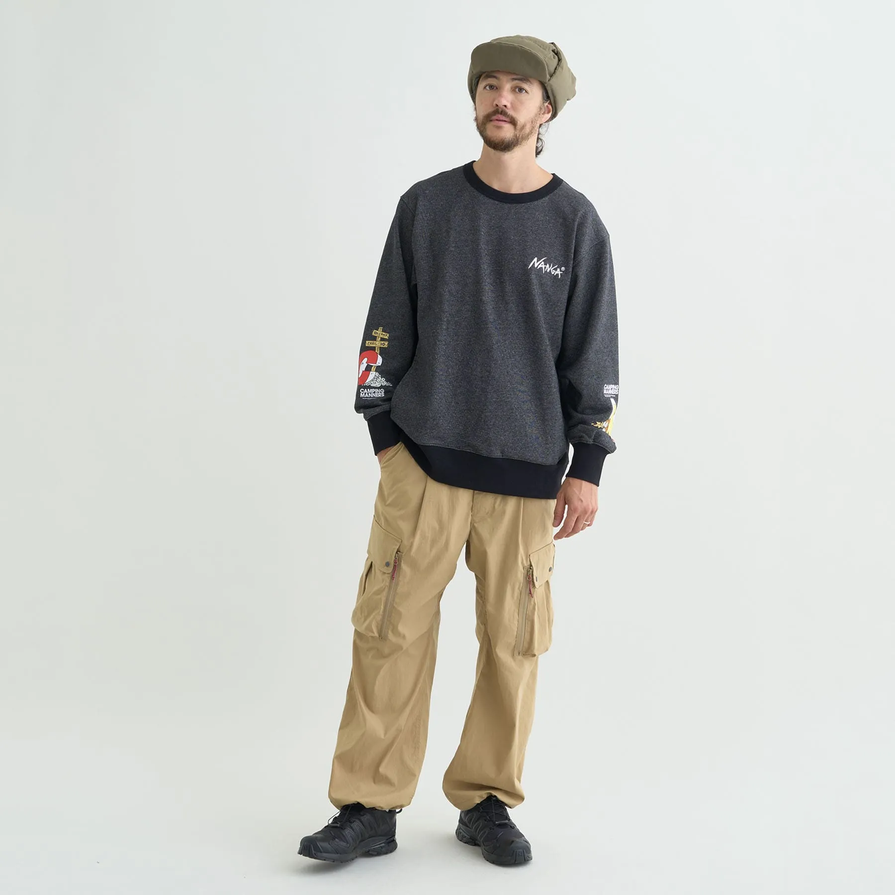 【SPECIAL PRICE】ECO HYBRID CAMPING MANNERS MT.WEATHER SWEATSHIRT(UNISEX)