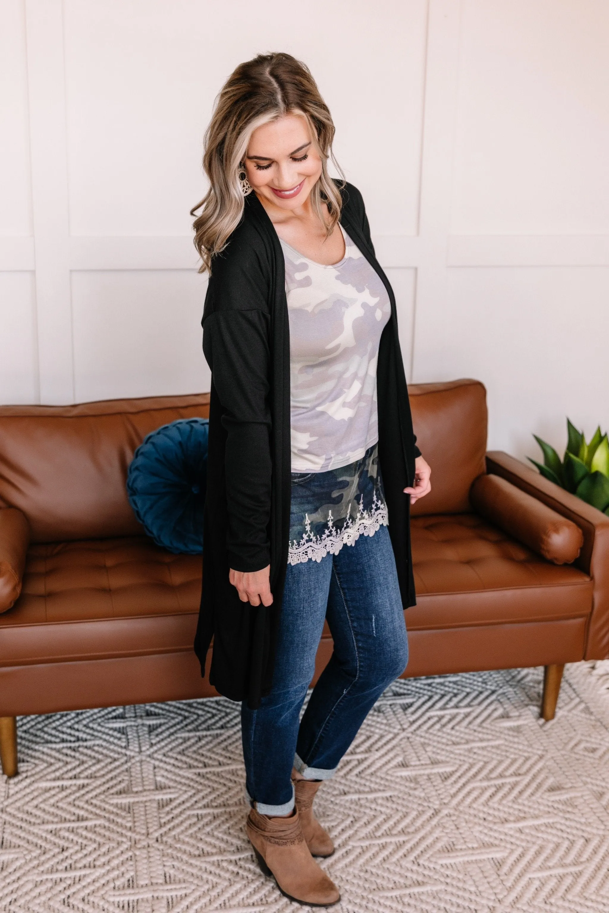Spread Your Wings Sleeveless Top In Camo