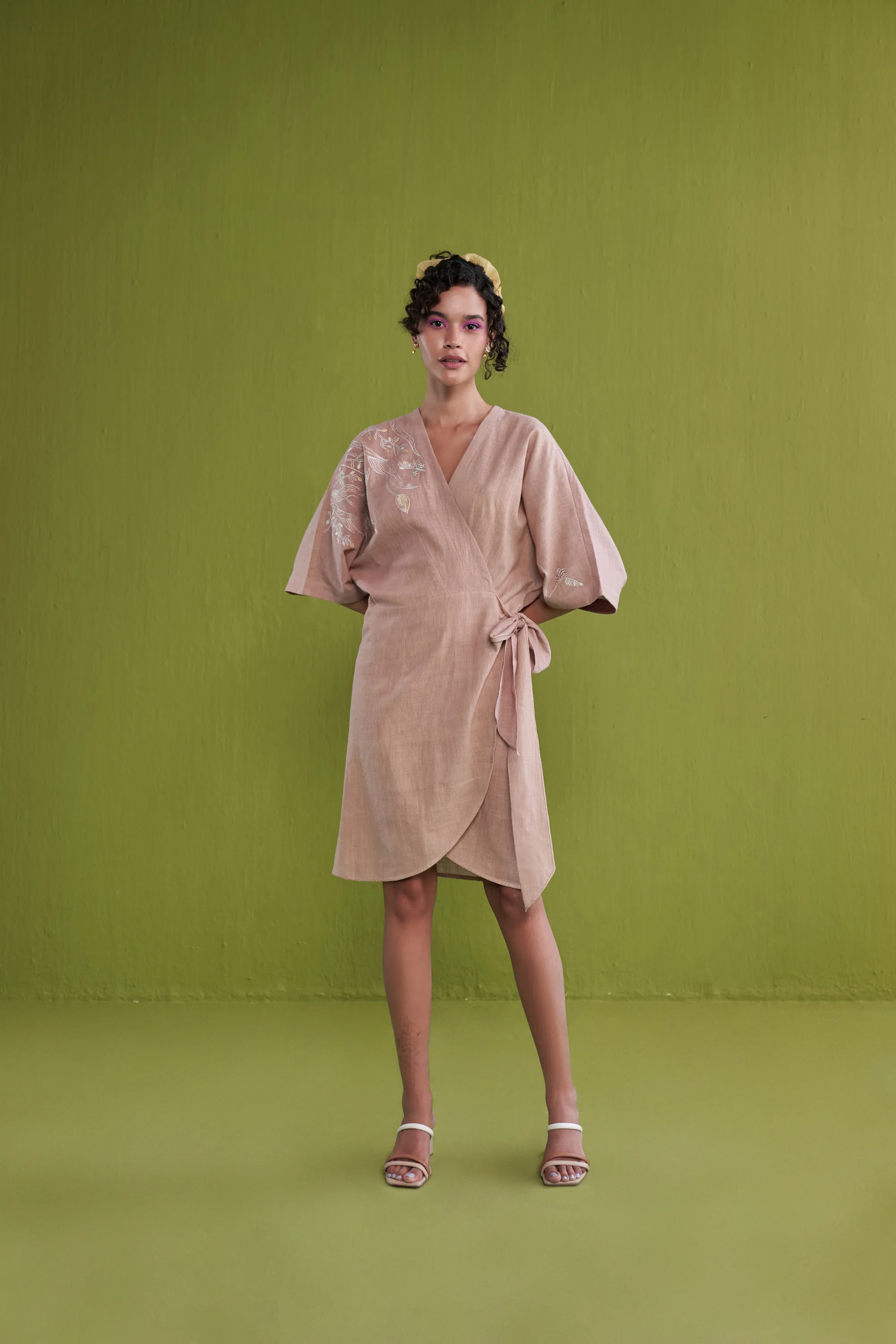 Summer Soul Handwoven Organic Cotton Wrap Dress