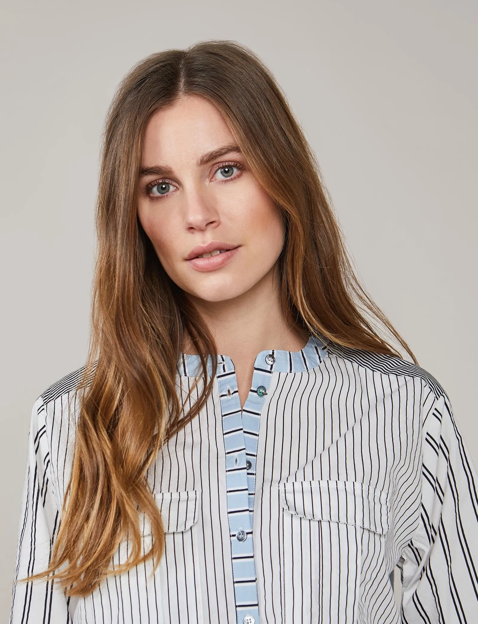 Summum Mixed Striped Shirt