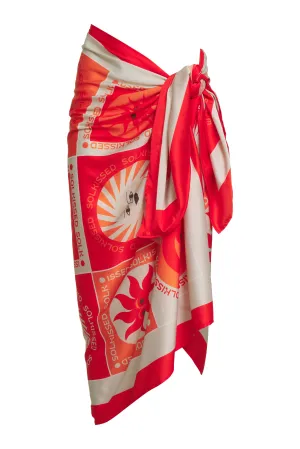 Suntan Sarong - Sol Print