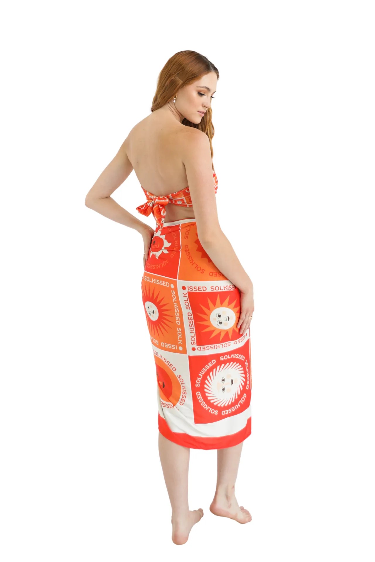 Suntan Sarong - Sol Print