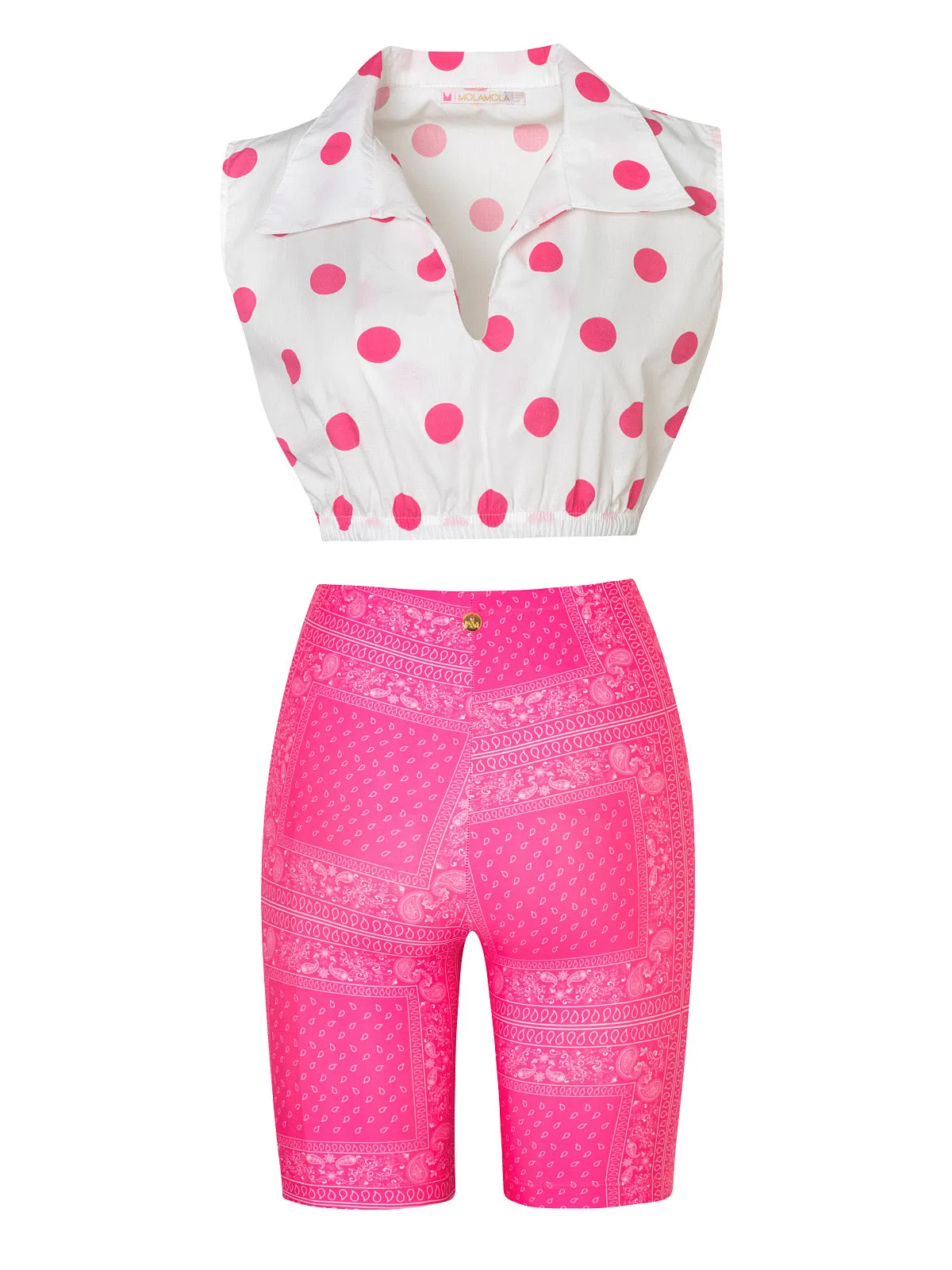 Susan Crop-Mini Bickers Short ::RET