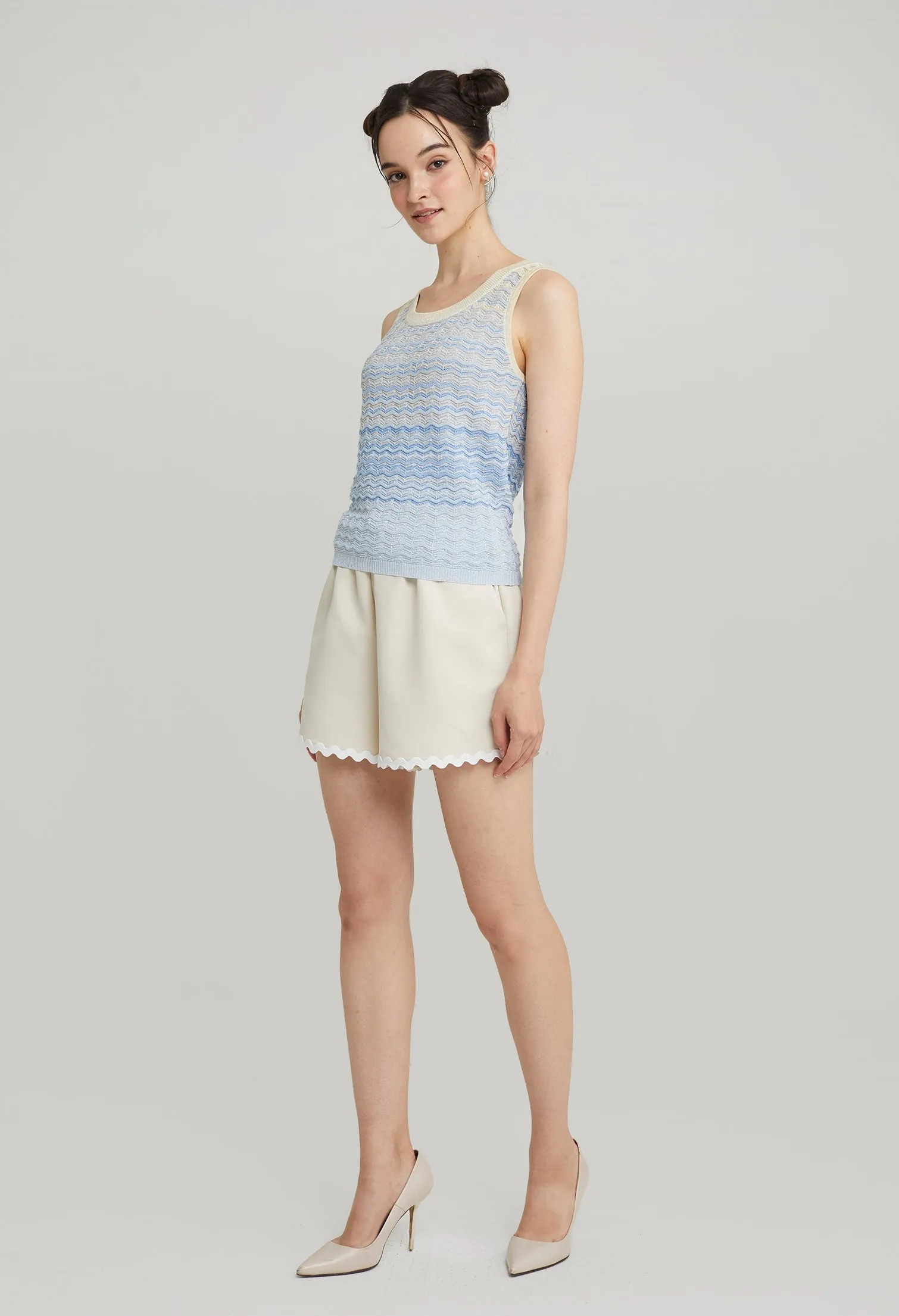 Sweet Knitted Sleeveless Top