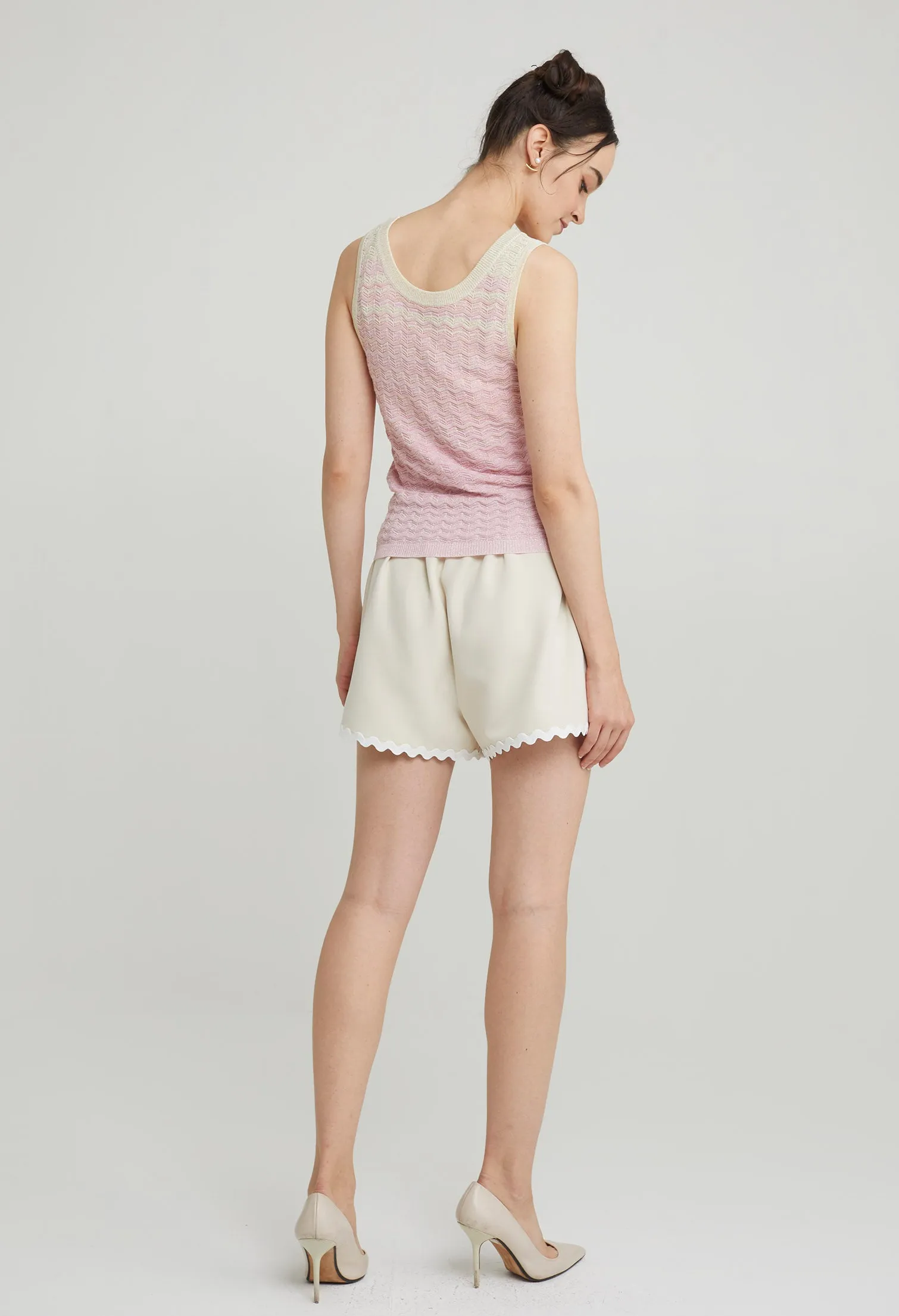 Sweet Knitted Sleeveless Top
