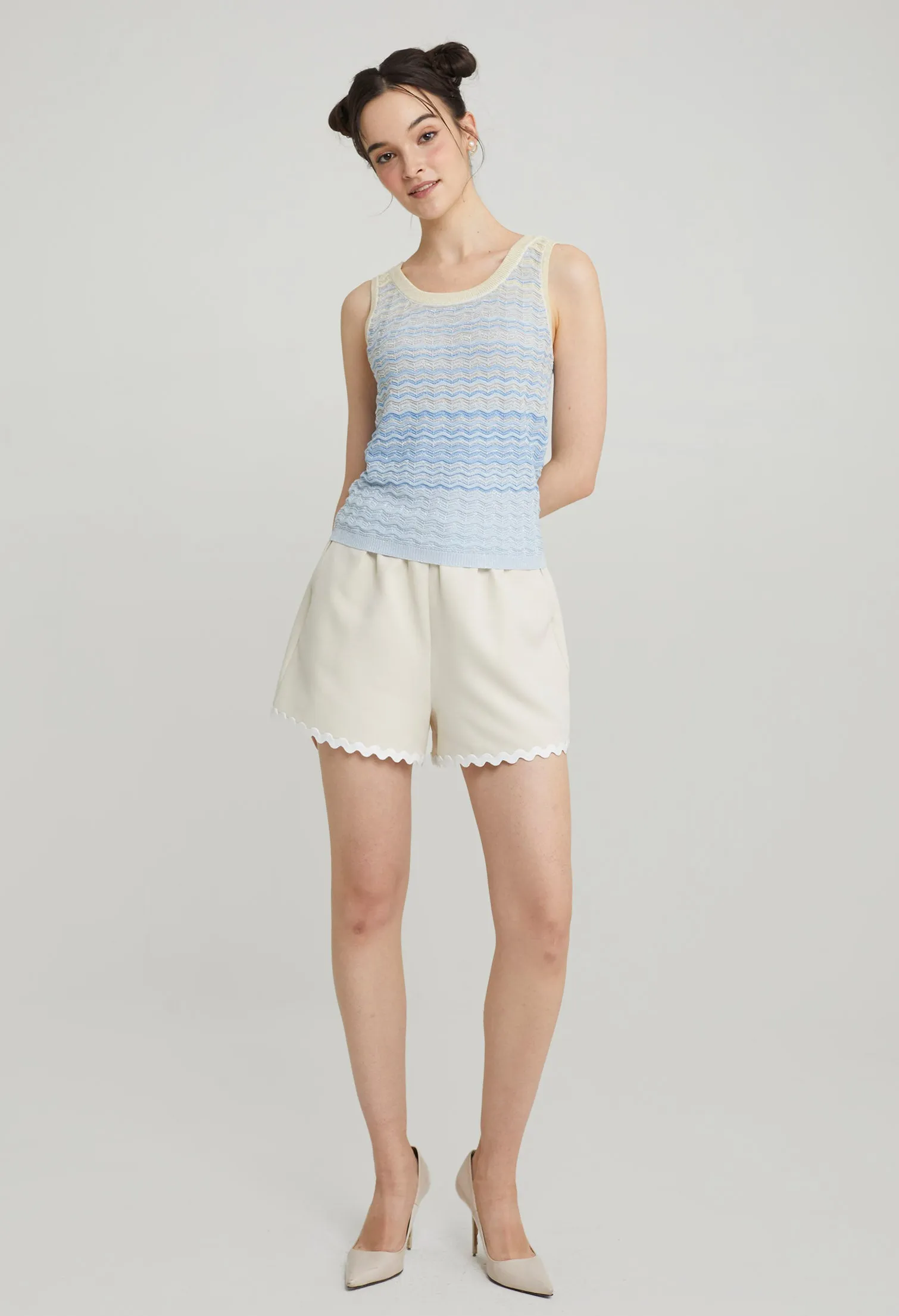 Sweet Knitted Sleeveless Top