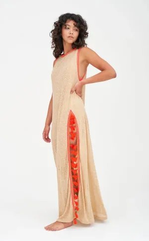 Tassel Slit Dress