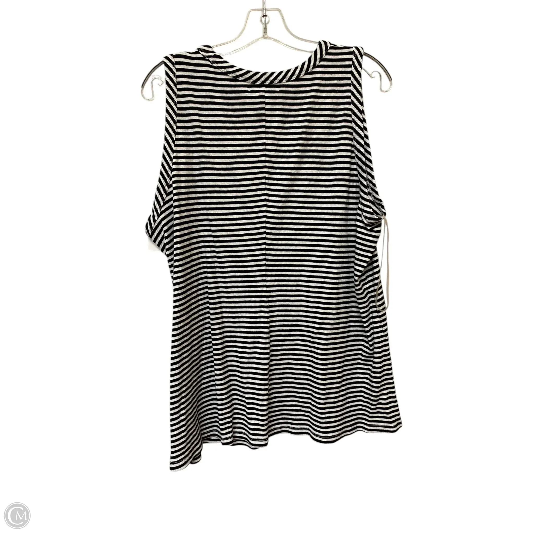 Top Sleeveless Basic By Lane Bryant In Striped Pattern, Size: 26