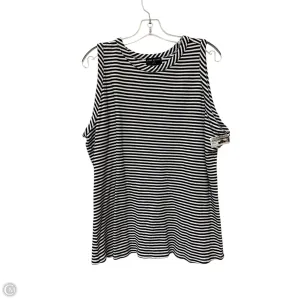 Top Sleeveless Basic By Lane Bryant In Striped Pattern, Size: 26