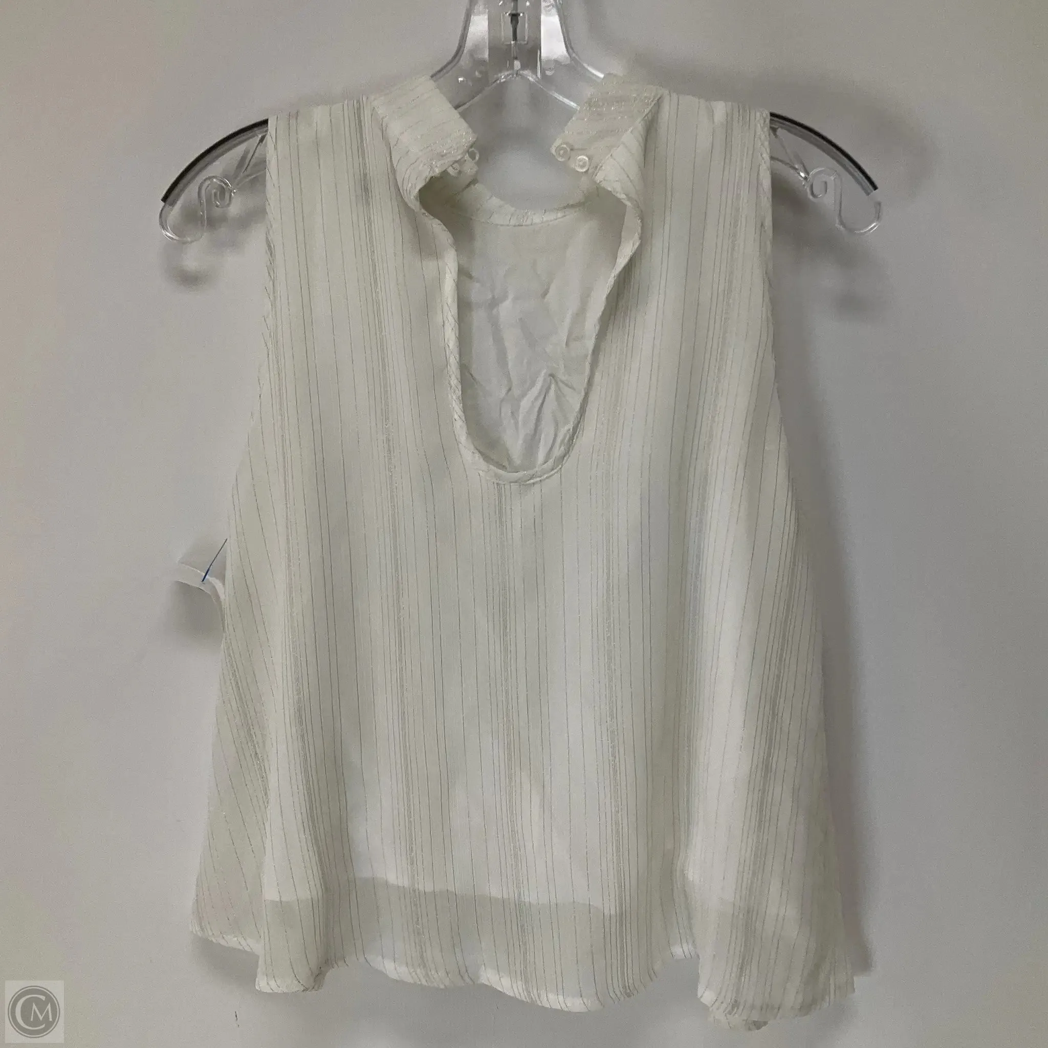 Top Sleeveless By Abercrombie And Fitch In White, Size: Xs
