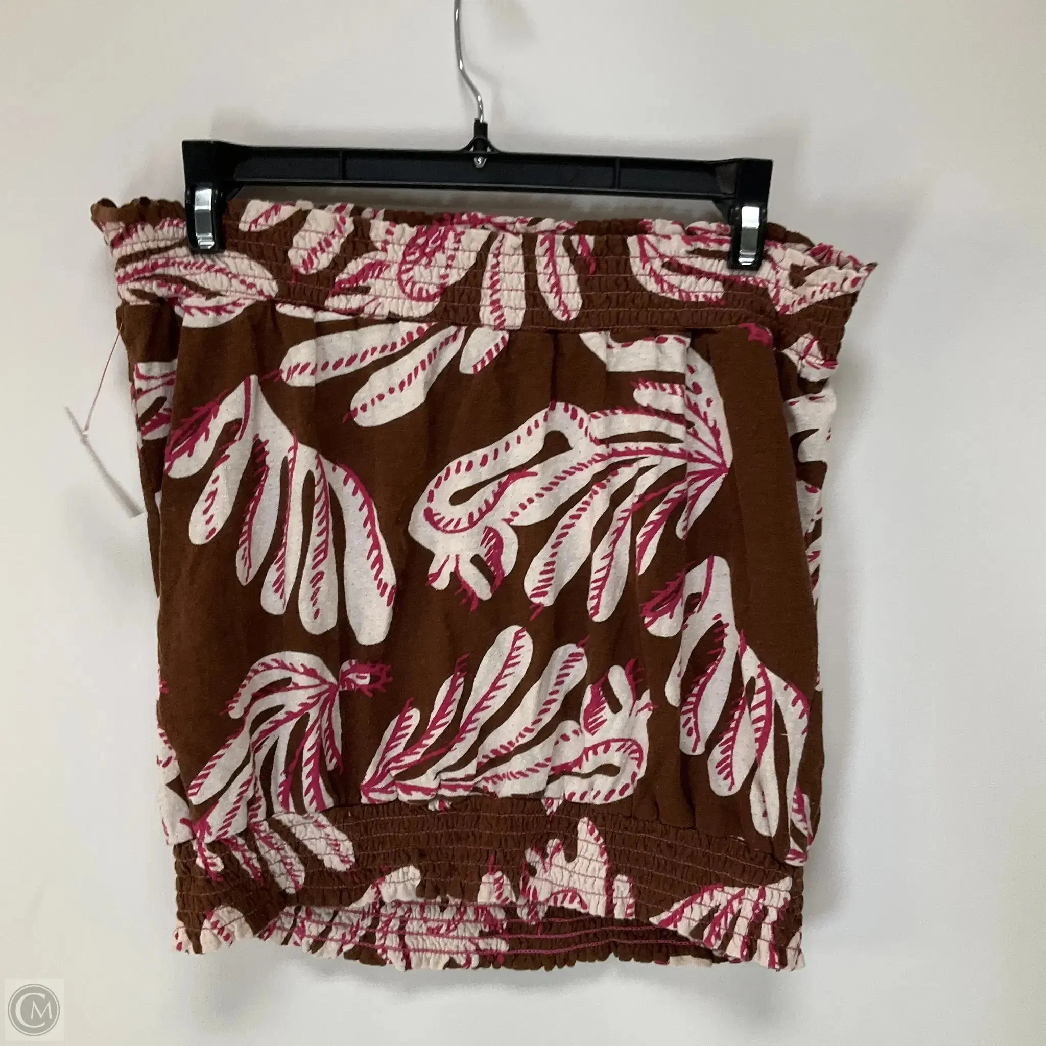 Top Sleeveless By Anthropologie In Brown, Size: S
