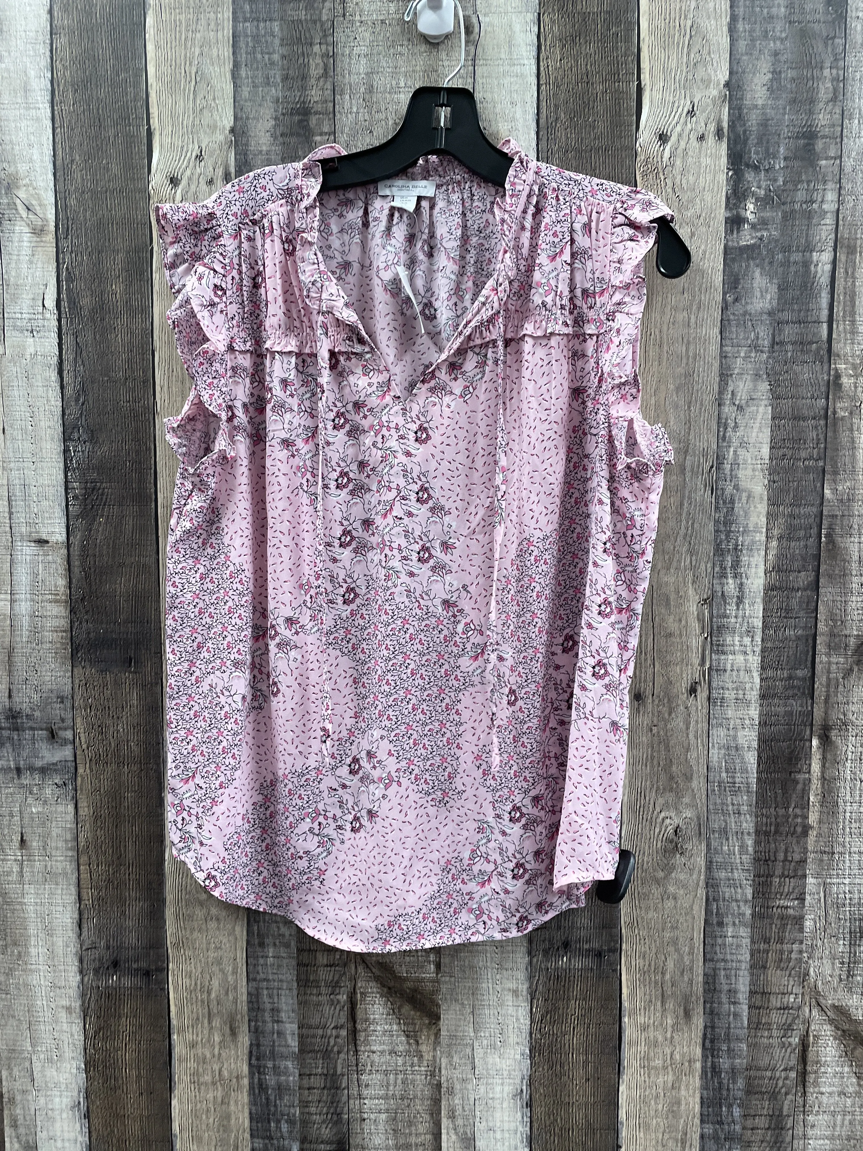 Top Sleeveless By Carolina Belle  Size: M