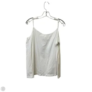 Top Sleeveless By Cato In White, Size: 22
