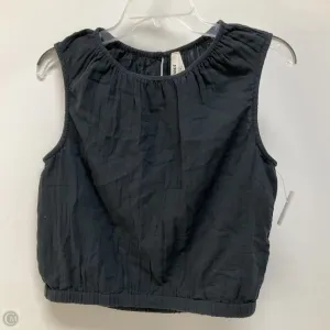 Top Sleeveless By Cmc In Black, Size: M