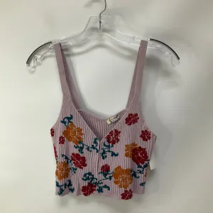 Top Sleeveless By Free People In Floral Print, Size: Xs