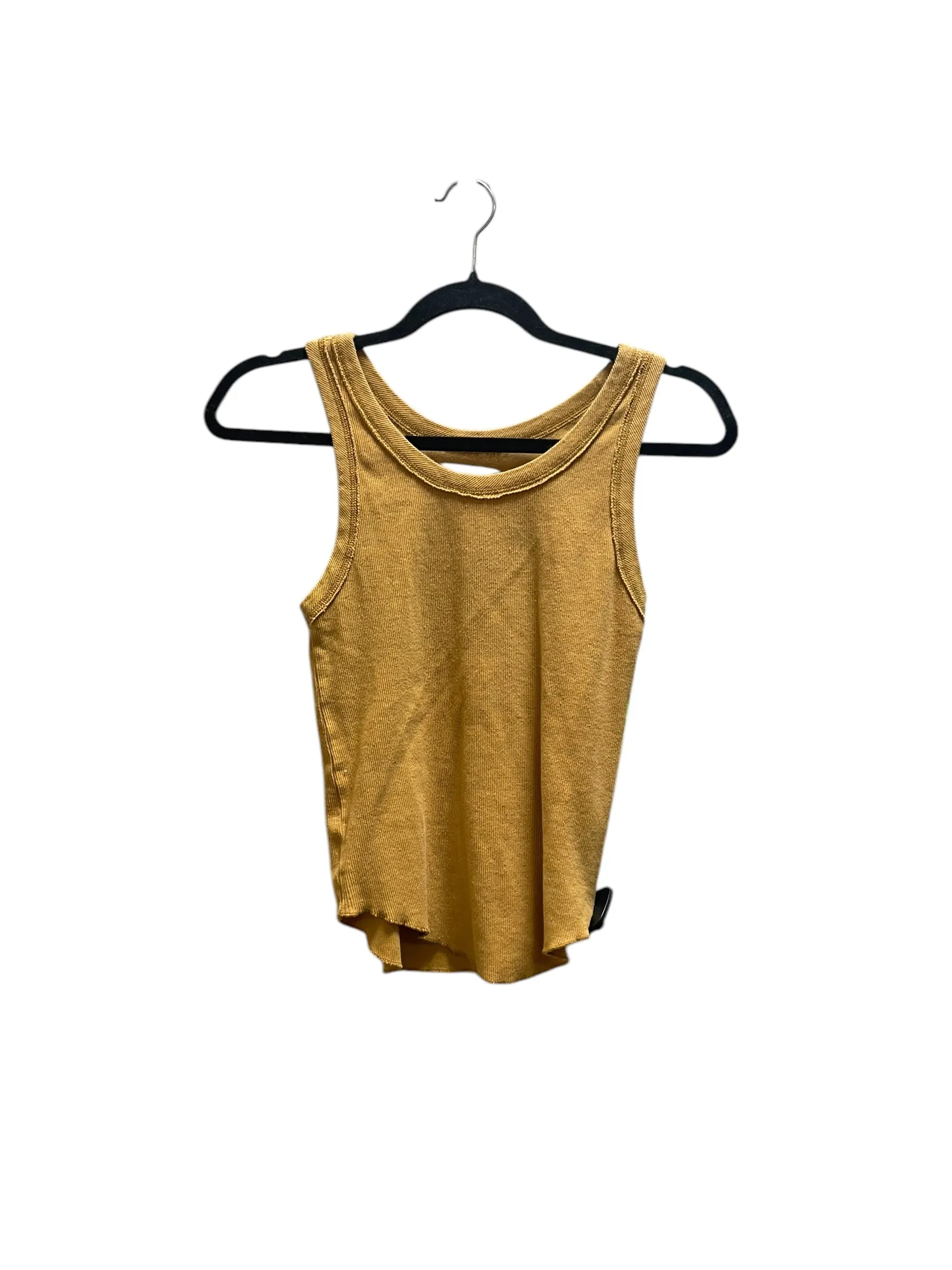 Top Sleeveless By Free People In Yellow, Size: Xs