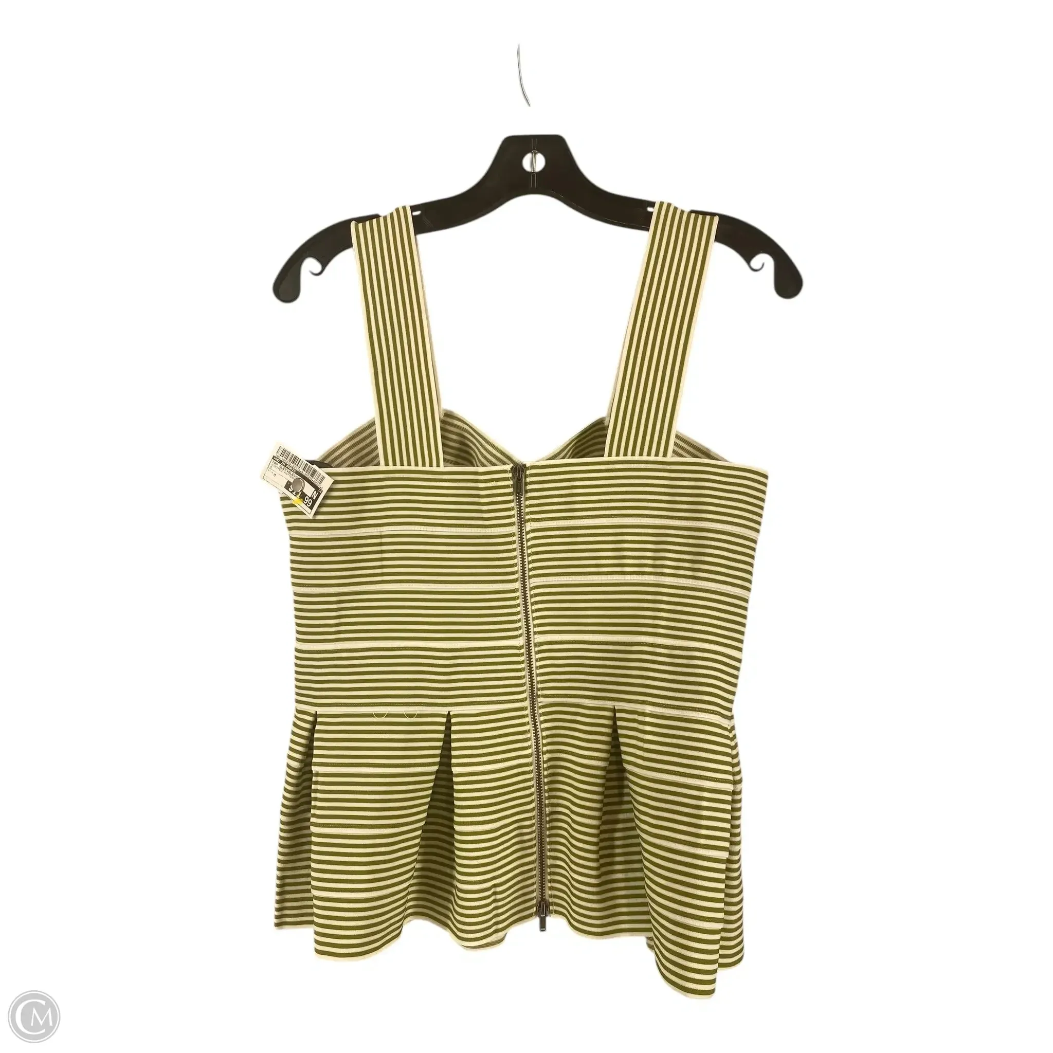 Top Sleeveless By Hd In Paris In Striped Pattern, Size: M
