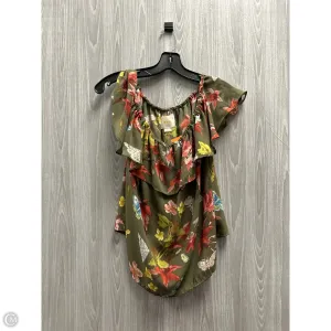 Top Sleeveless By Maeve In Floral Print, Size: Xs